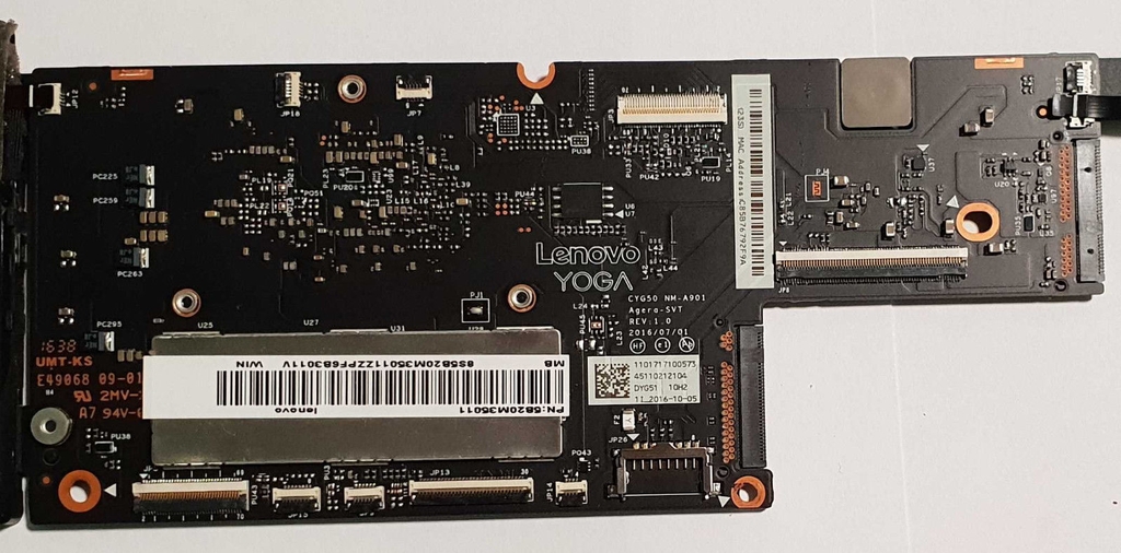 Main Lenovo Yoga FHD 910-14IKB CPU i5-7200U