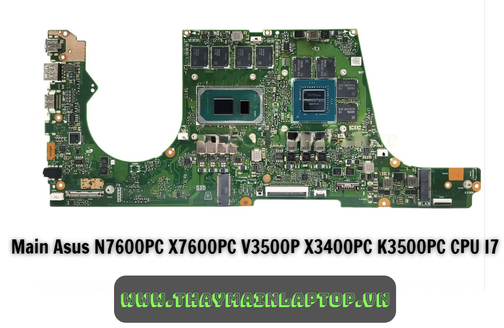 Main Asus N7600PC X7600PC V3500P X3400PC K3500PC CPU I7 VGA