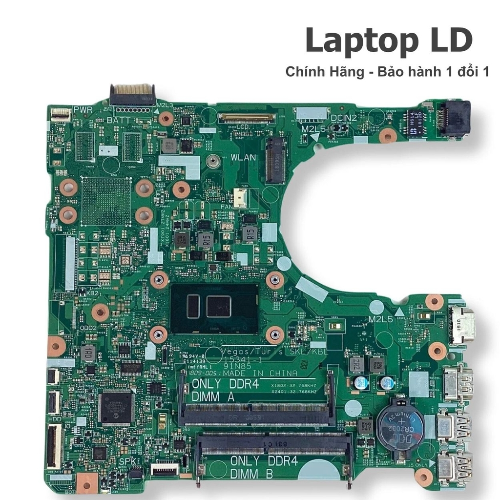 Main Dell Vostro 15-3568 / 14 3468 CPU I7-7500u 15341-1
