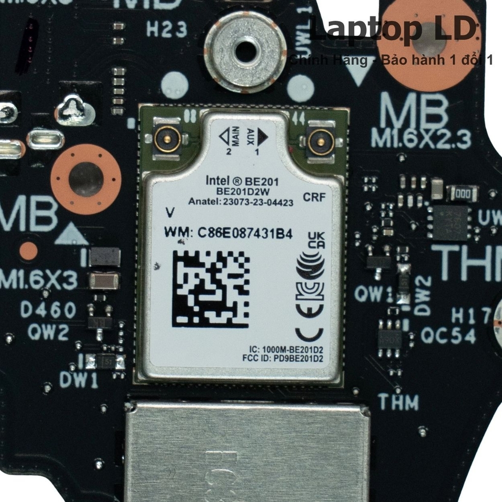 Main Dell XPS 13 9350 KDP30 Ultra 7-268V 32GB LA-N601P