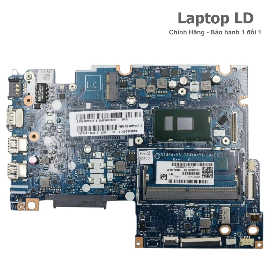 Main Lenovo IdeaPad 510S-14IKB CPU I5-7200U LA-E221P