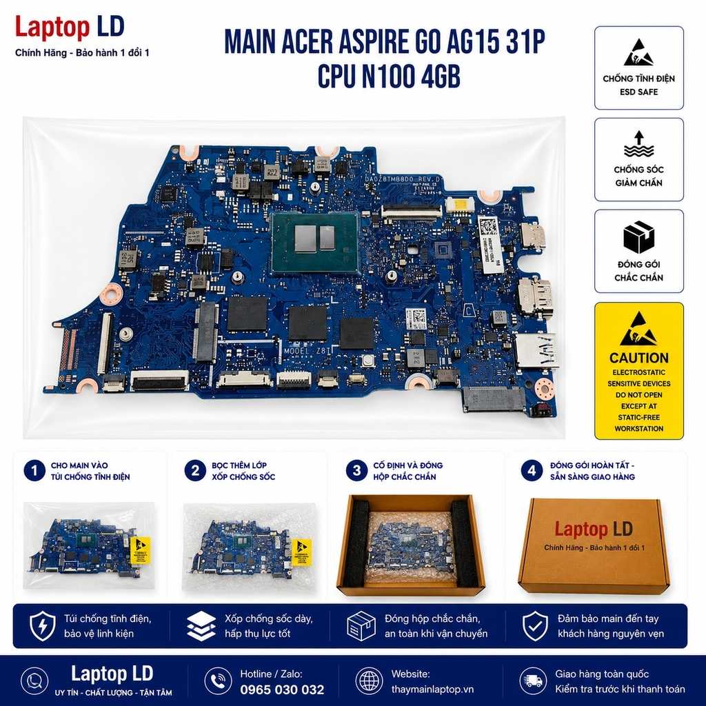 Main Acer Aspire Go AG15 31P | CPU N100 4GB