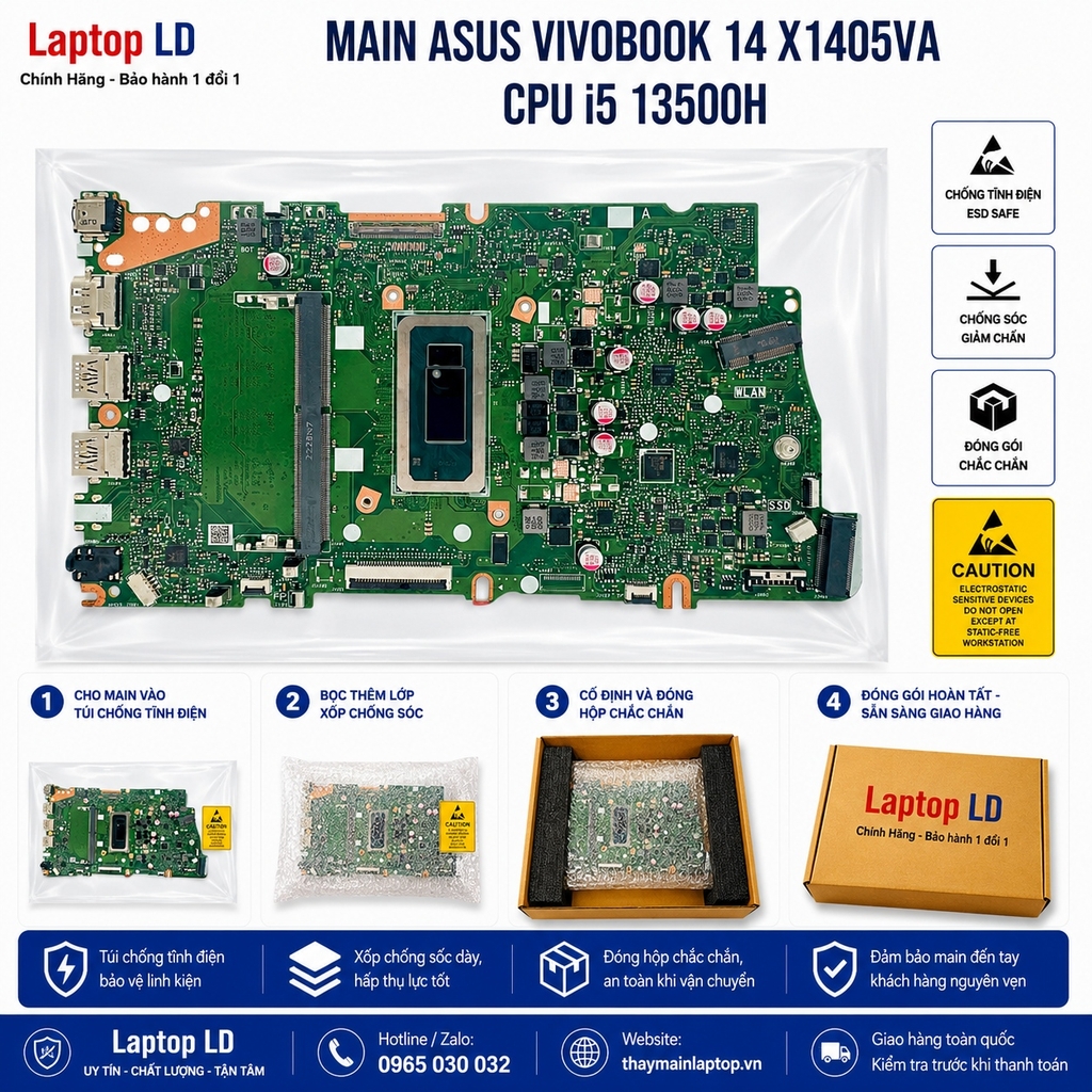 Main Asus Vivobook 14 X1405VA | CPU i5 13500H