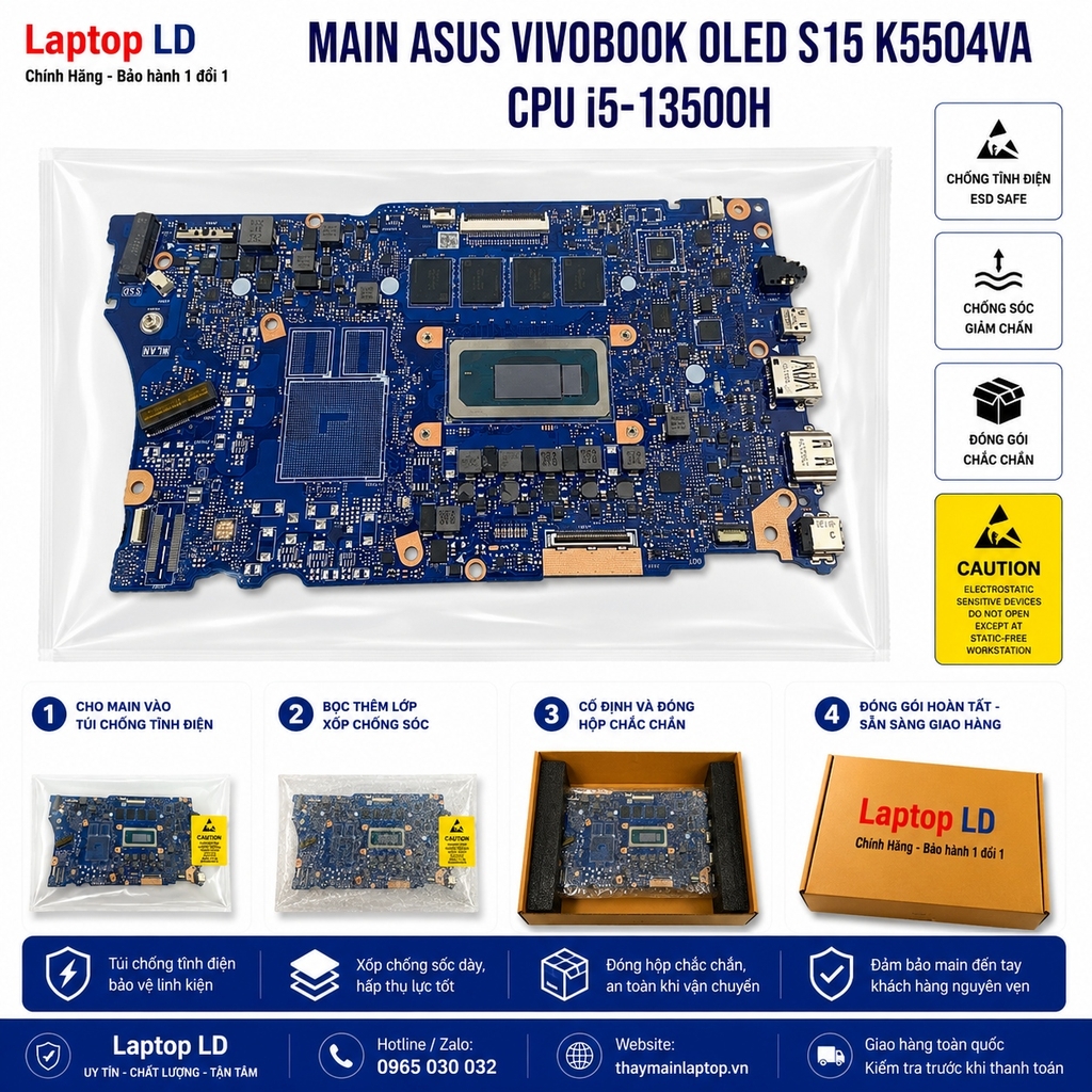 Main Asus Vivobook OLED S15 K5504VA | CPU I5-13500H