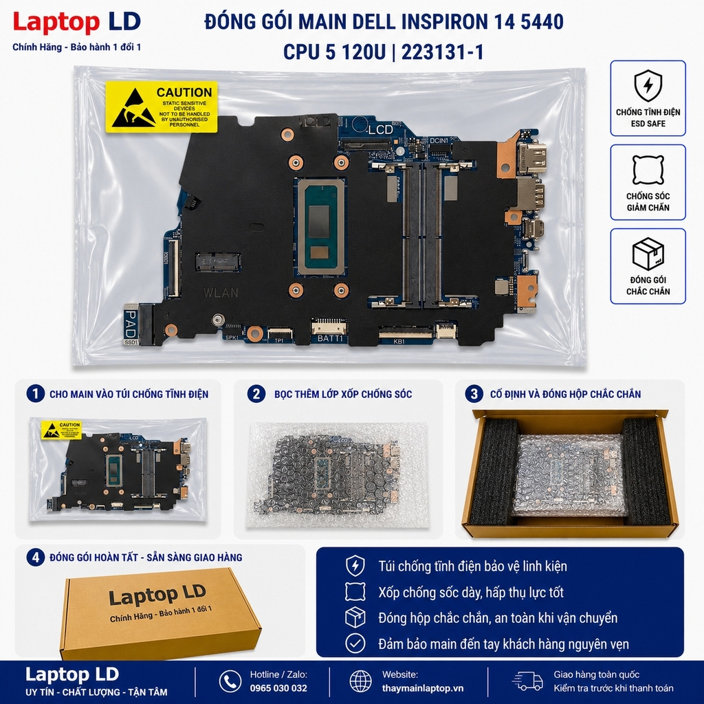 Main Dell Inspiron 14 5440 | CPU 5 120U | 223131-1