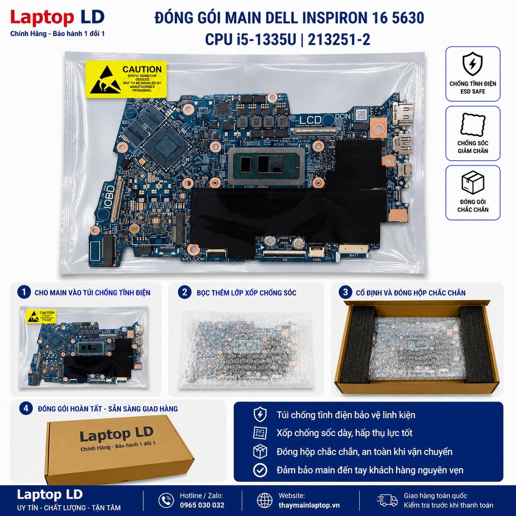 Main Dell Inspiron 16 5630 | CPU i5-1335U | 213251-2