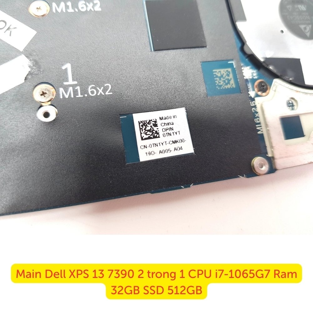 Main Dell XPS 13 7390 2 trong 1 CPU i7-1065G7 Ram 32GB SSD 512GB