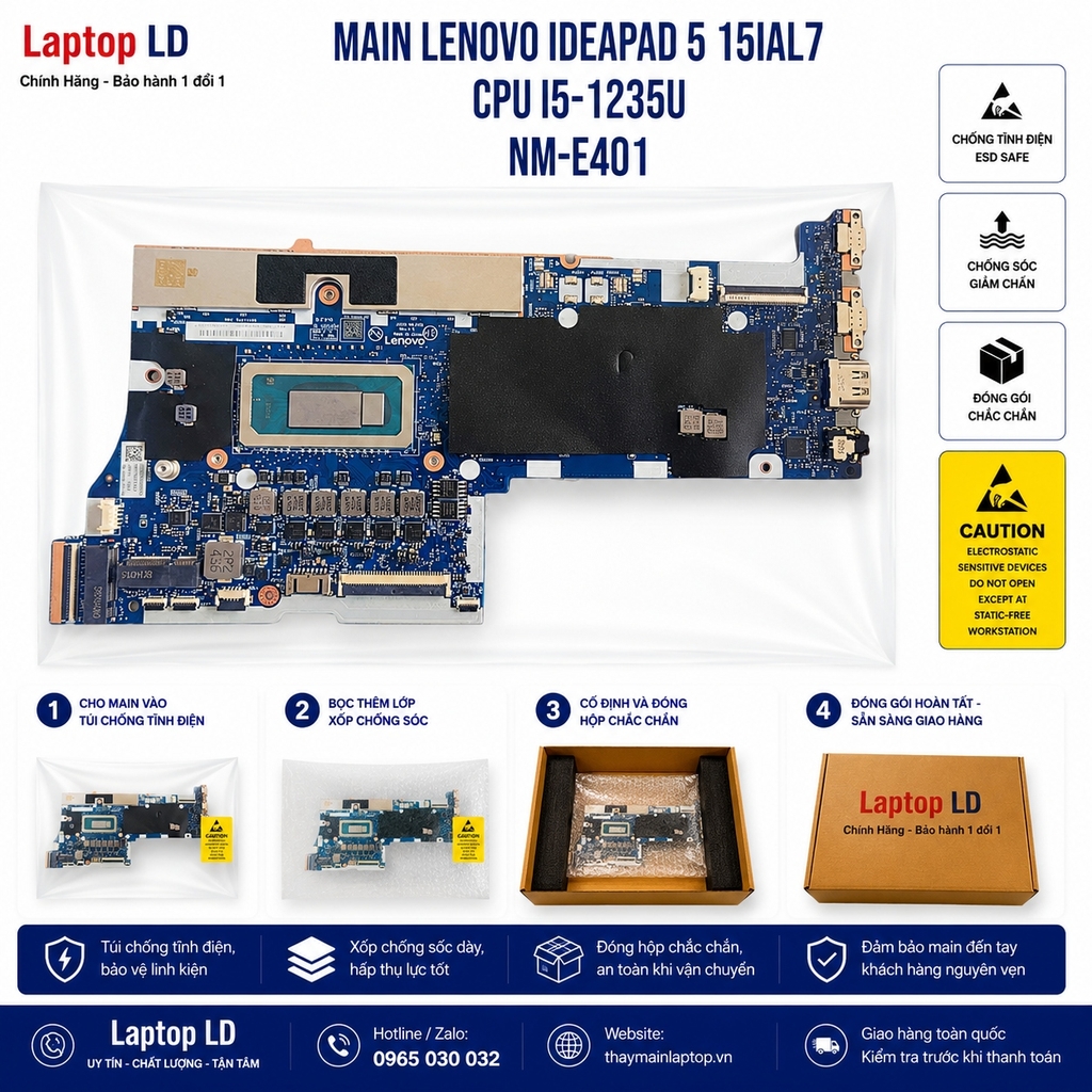 Main Lenovo IdeaPad 5 15IAL7 | CPU i5-1235U NM-E401