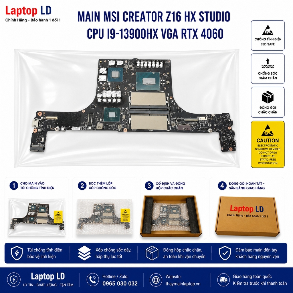 Main MSI Creator Z16 HX Studio | CPU i9-13900HX VGA RTX 4060