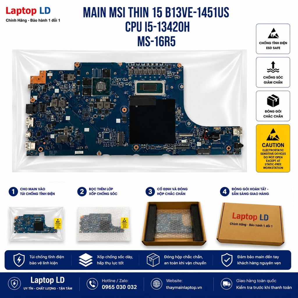 Main MSI Thin 15 B13VE-1451US | CPU i5-13420H