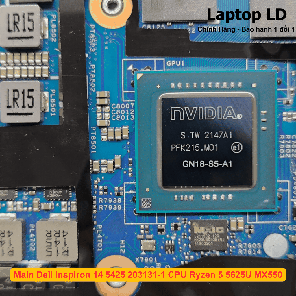Main Dell Inspiron 14 5425 203131-1 CPU Ryzen 5 5625U MX550