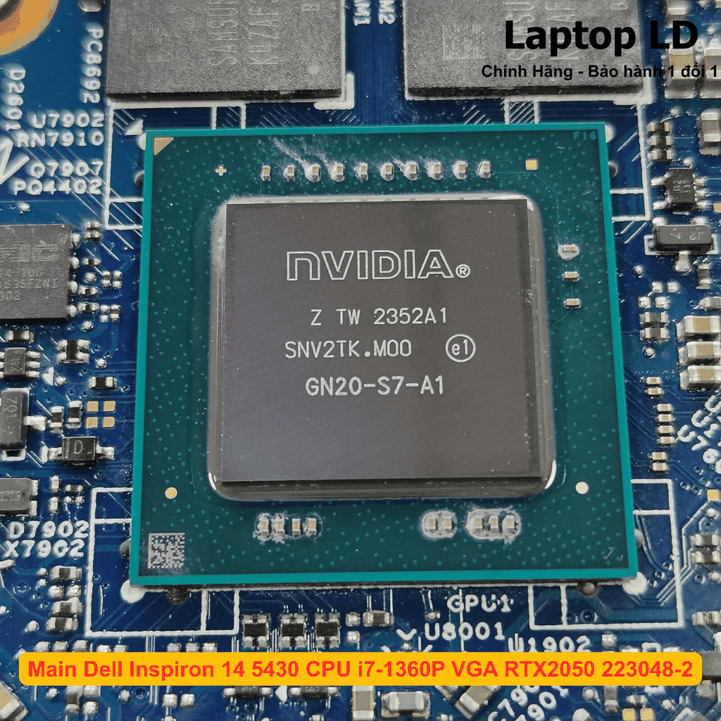 Main Dell Inspiron 14 5430 CPU i7-1360P VGA RTX2050 223048-2