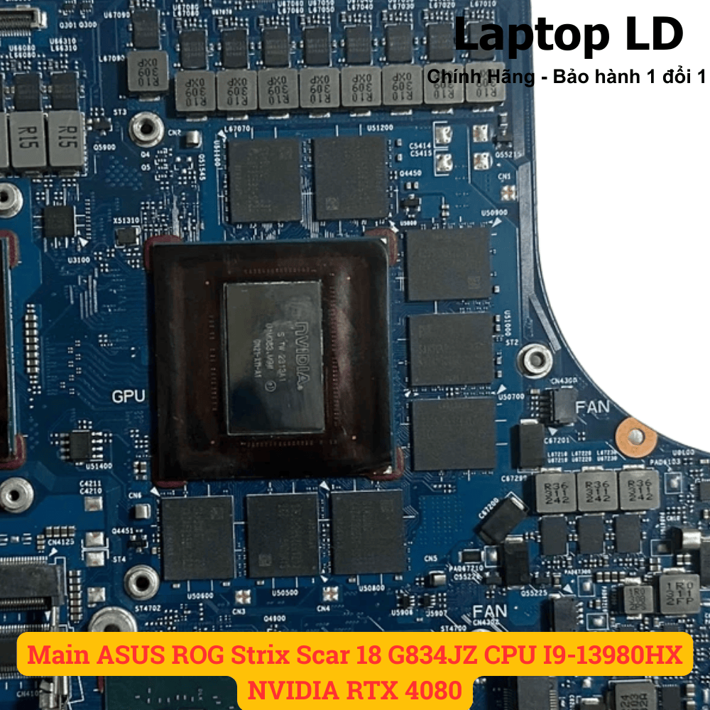 Main ASUS ROG Strix Scar 18 G834JZ CPU I9-13980HX NVIDIA RTX 4080