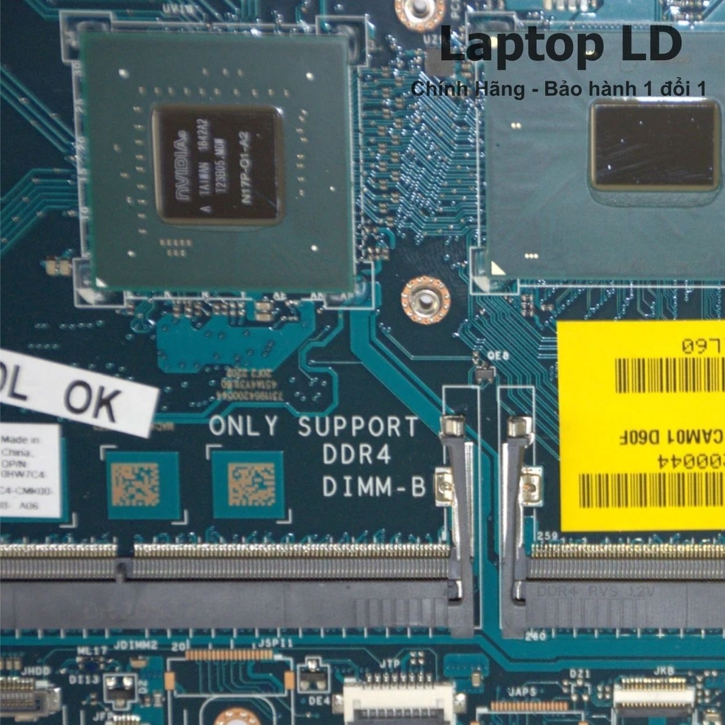 Main Dell Precision 5520 CPU i7-7700HQ 2.8Ghz Quadro M1200