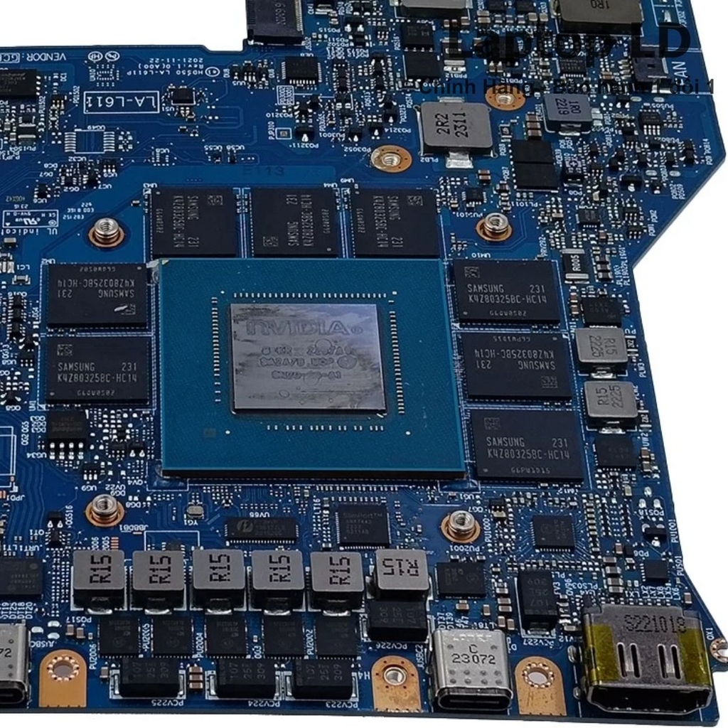 Main Dell Alienware X15 R2 - HDS50 CPU i7-12700H LA-L611P 16GB RTX3070