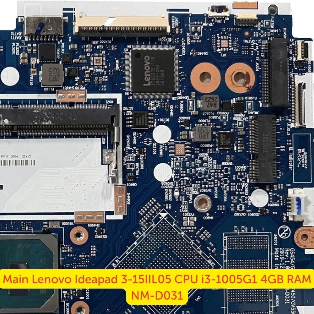 Main Lenovo Ideapad 3-15IIL05 CPU i3-1005G1 4GB RAM NM-D031