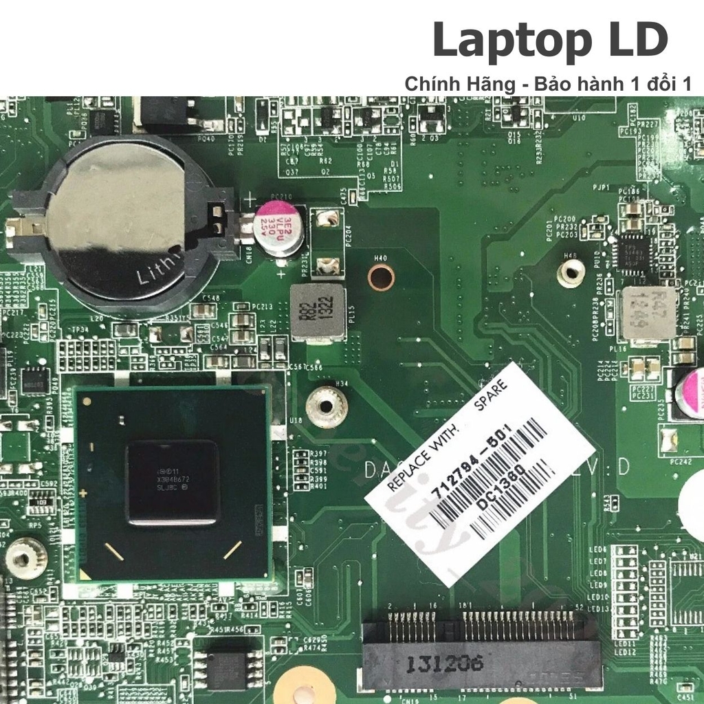 Main HP Pavilion 15-B CPU I5-3317U DA0U36MB6D0 Chính Hãng, BH 1 Đổi 1