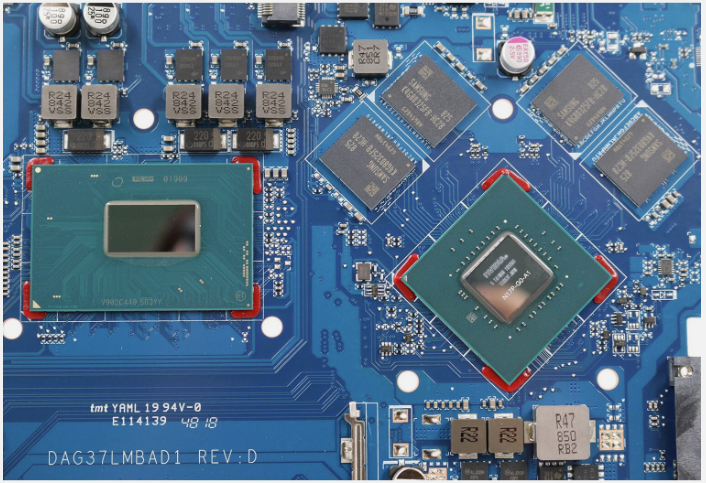 Main HP Omen 17-W2 Pavilion 17-AB CPU i7-7700HQ 2.8Ghz