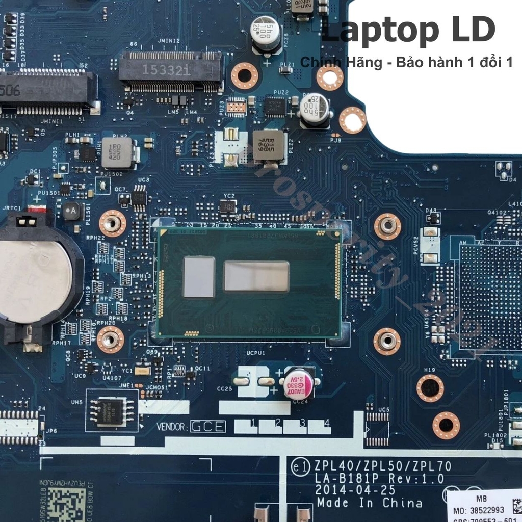 Main HP Probook 440 G2 / 450 G2 / 470 G2 CPU i5-5200U LA-B181P Chính Hãng, BH 1 Đổi 1