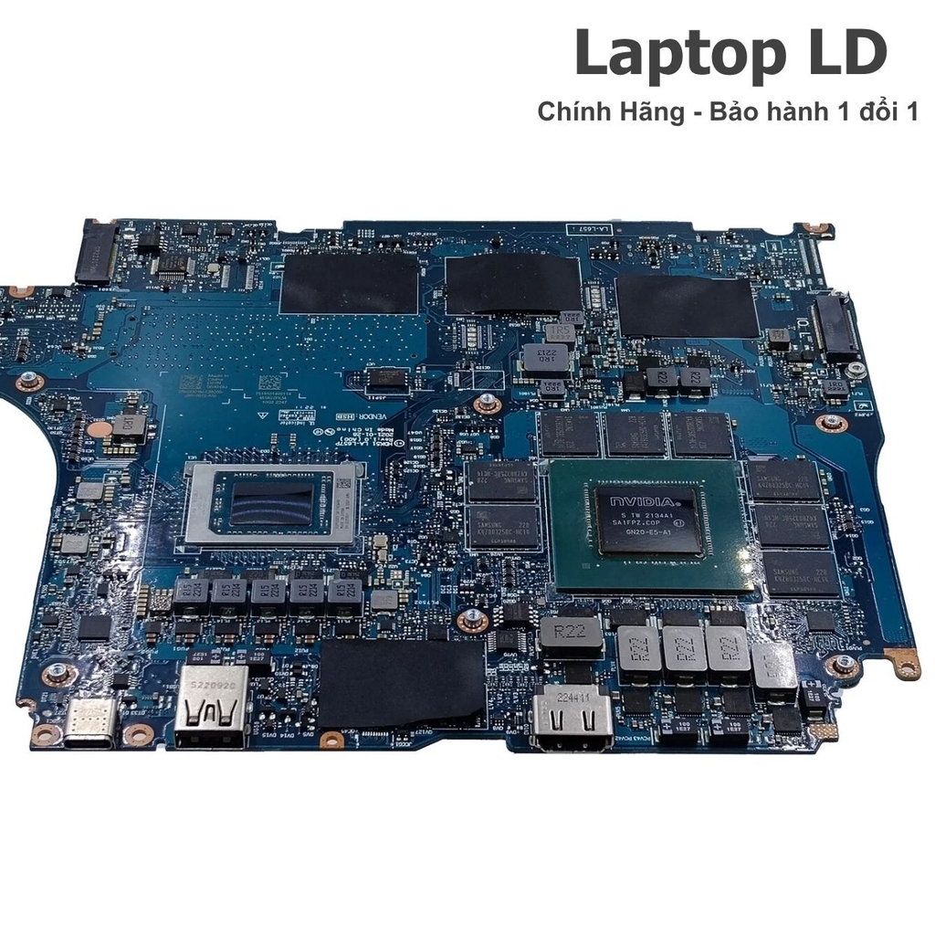 Main Dell G15 5525 HDK51 CPU R7-6800H RTX 3070 LA-657P