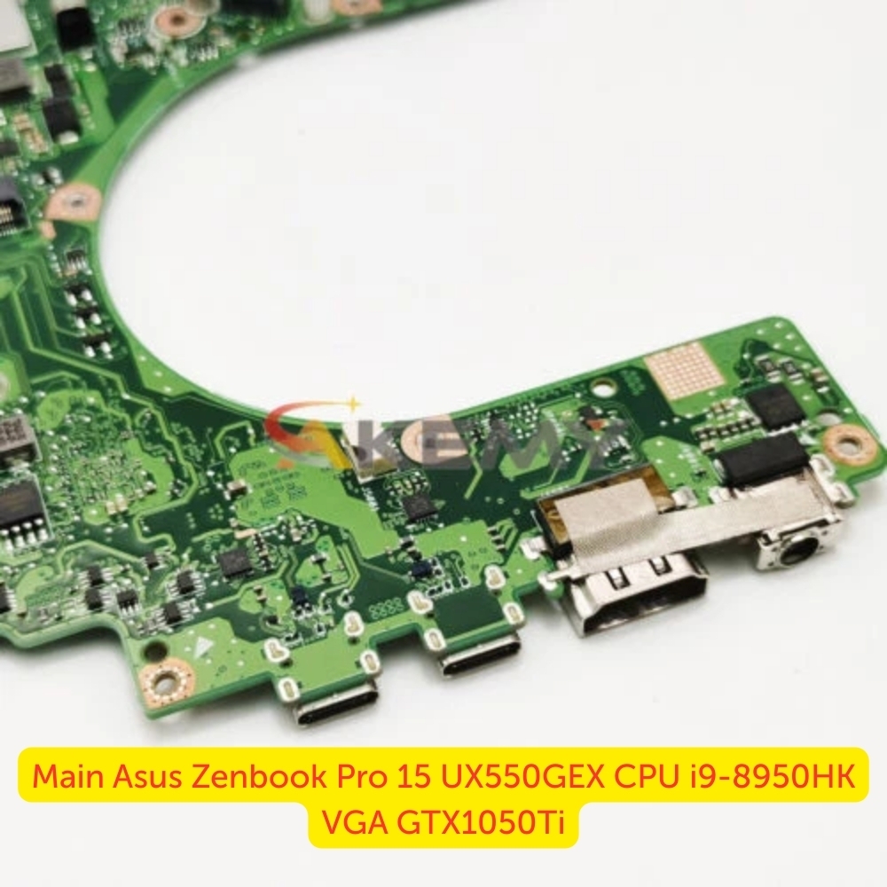 Main Asus Zenbook Pro 15 UX550GEX CPU i9-8950HK VGA GTX1050Ti