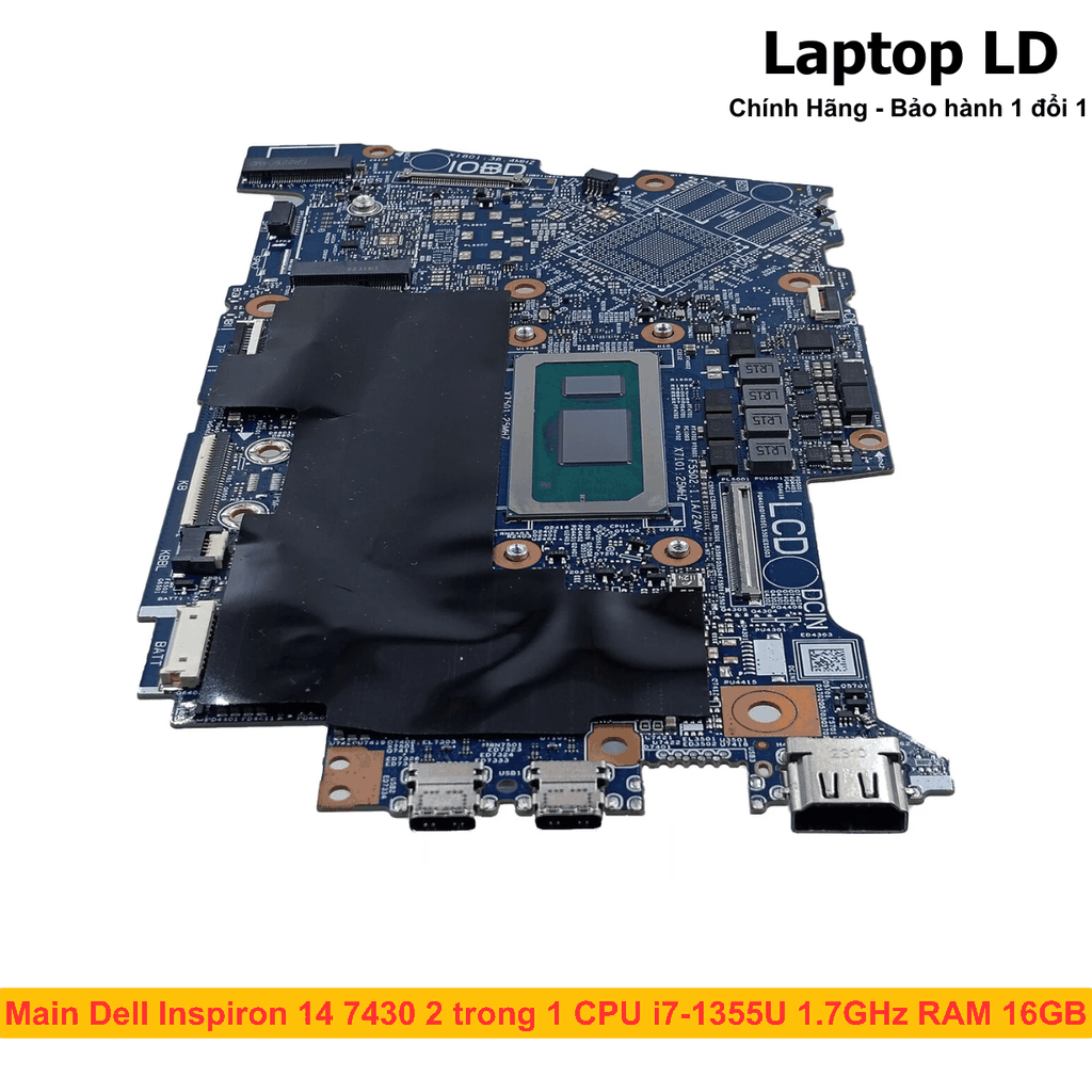 Main Dell Inspiron 14 7430 2 trong 1 CPU i7-1355U 1.7GHz RAM 16GB