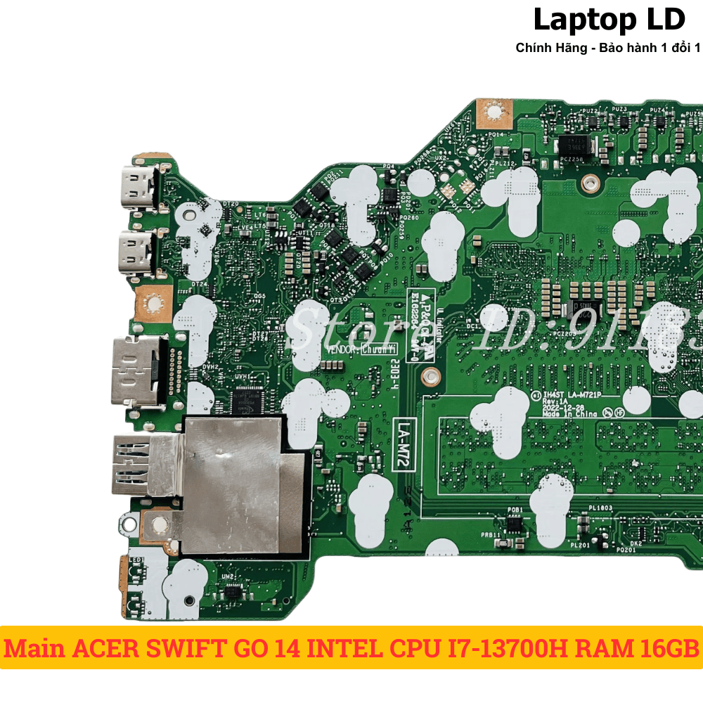 Main ACER SWIFT GO 14 INTEL CPU I7-13700H RAM 16GB