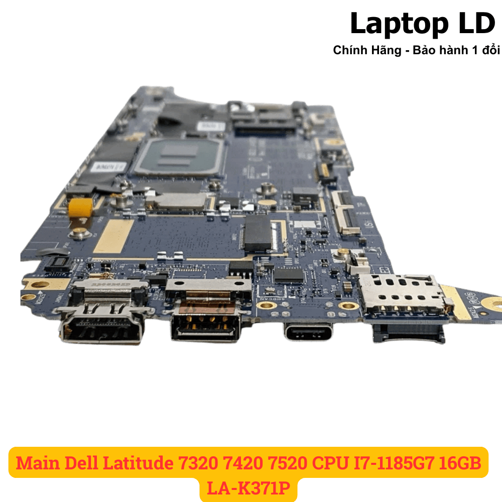 Main Dell Latitude 7320 7420 7520 CPU I7-1185G7 16GB LA-K371P