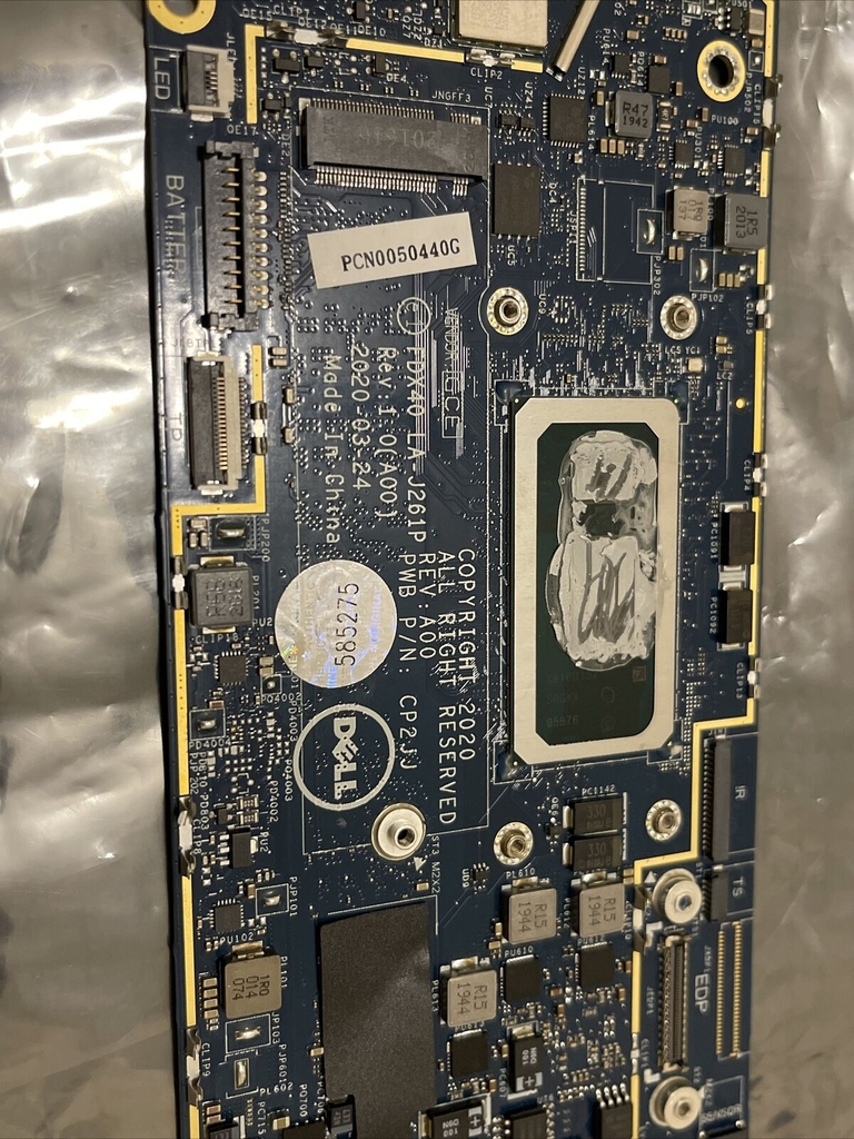 Main Dell Latitude 7310 7410 CPU i5-10310U LA-J261P