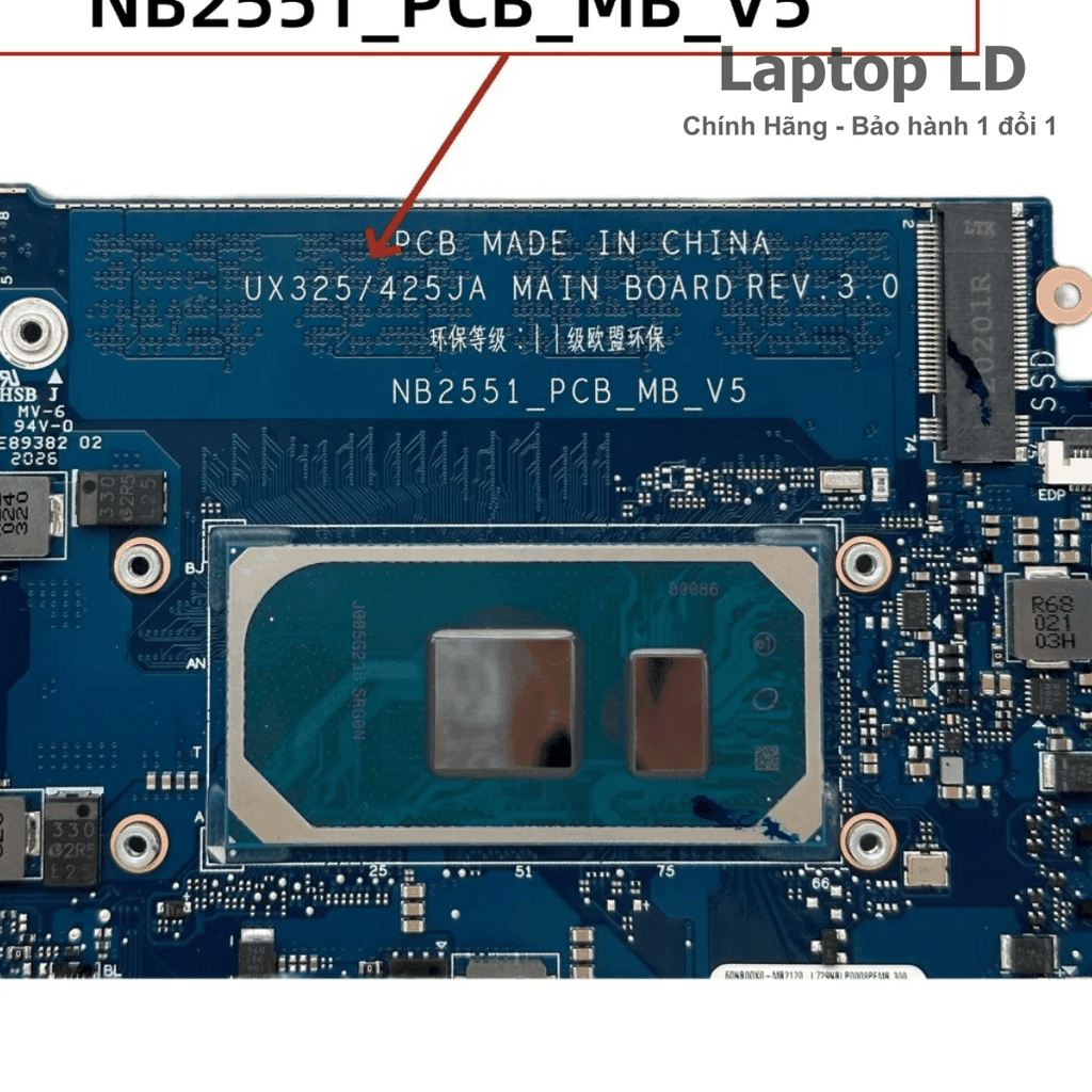 Main Asus ZenBook U3700JA U4700JA CPU I3 1005G1