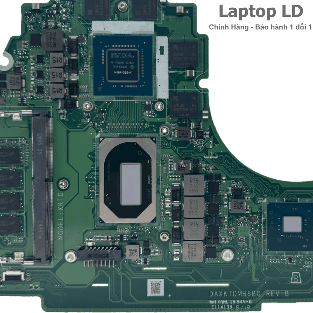 Main Asus X571LH X571LI VX60L CPU i7-10750H 8GB GTX1650Ti DAXKTDMB8B0