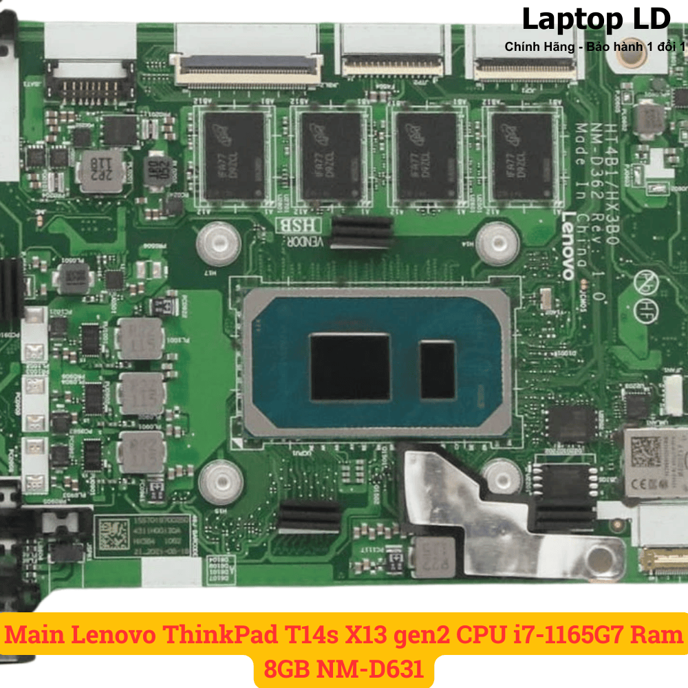 Main Lenovo ThinkPad T14s X13 gen2 CPU i7-1165G7 Ram 8GB NM-D631