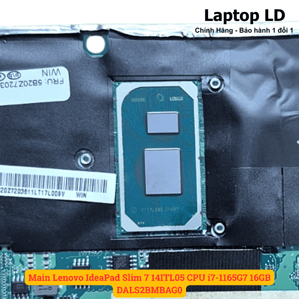 Main Lenovo IdeaPad Slim 7 14ITL05 CPU i7-1165G7 16GB DALS2BMBAG0