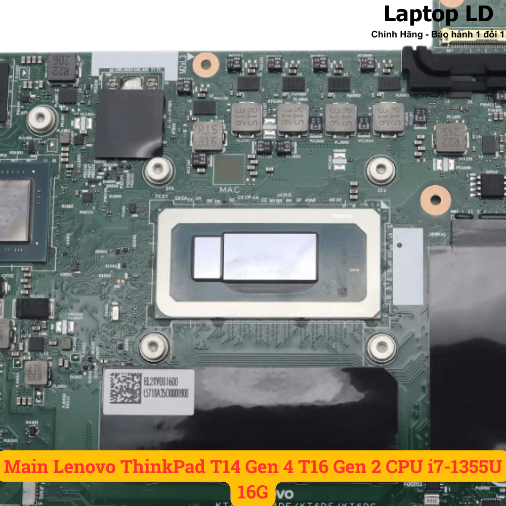Main Lenovo ThinkPad T14 Gen 4 T16 Gen 2 CPU i7-1355U 16G