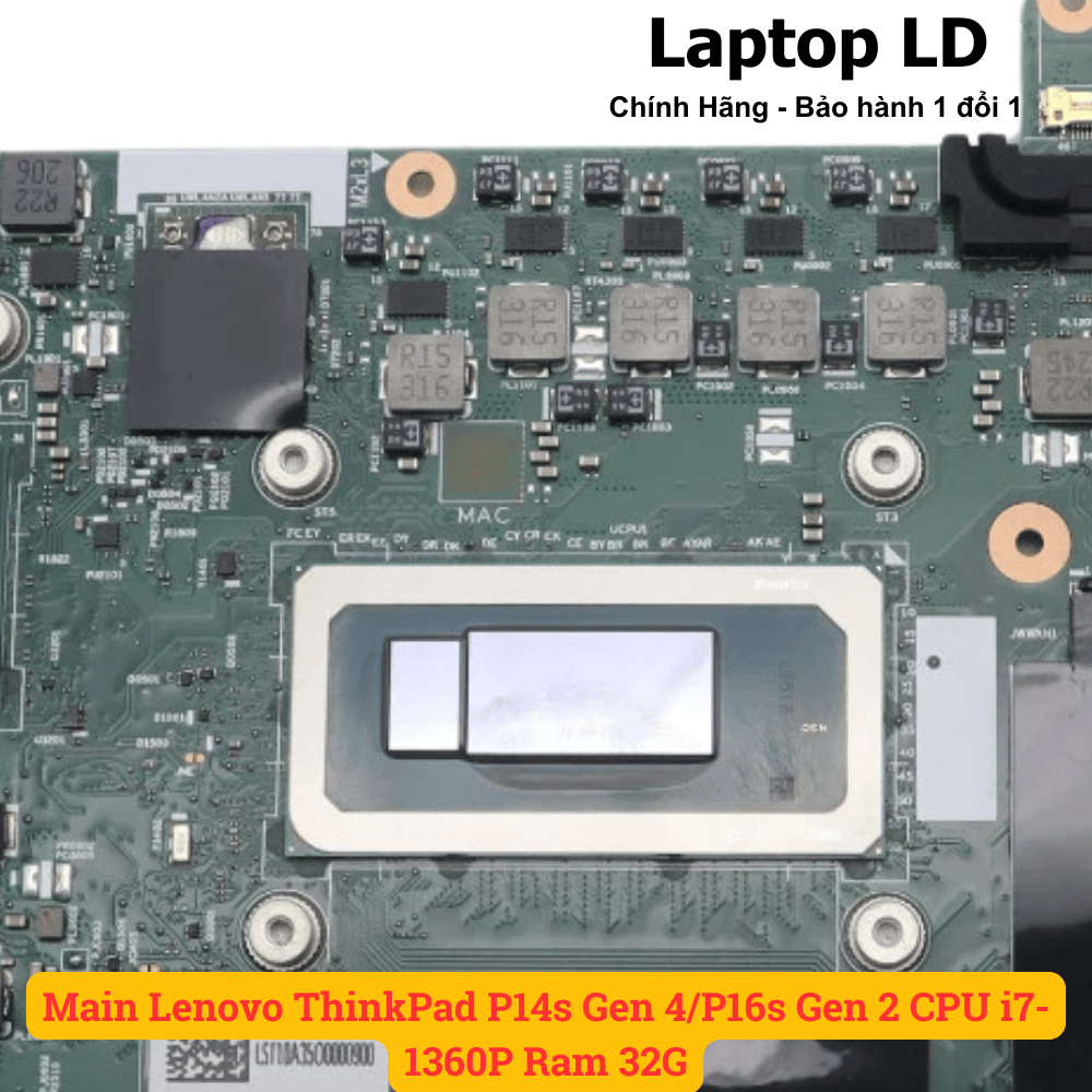 Main Lenovo ThinkPad P14s Gen 4/P16s Gen 2 CPU i7-1360P Ram 32G