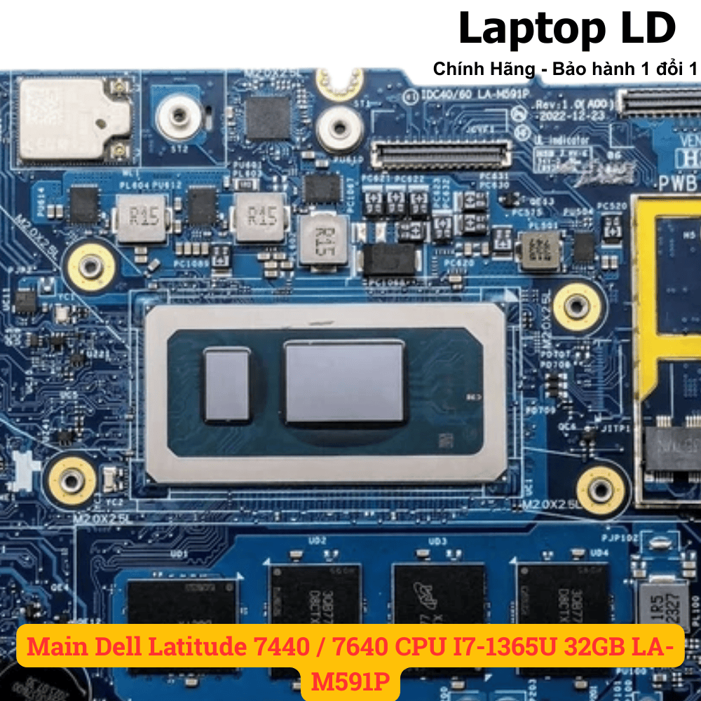 Main Dell Latitude 7440 / 7640 CPU I7-1365U 32GB LA-M591P
