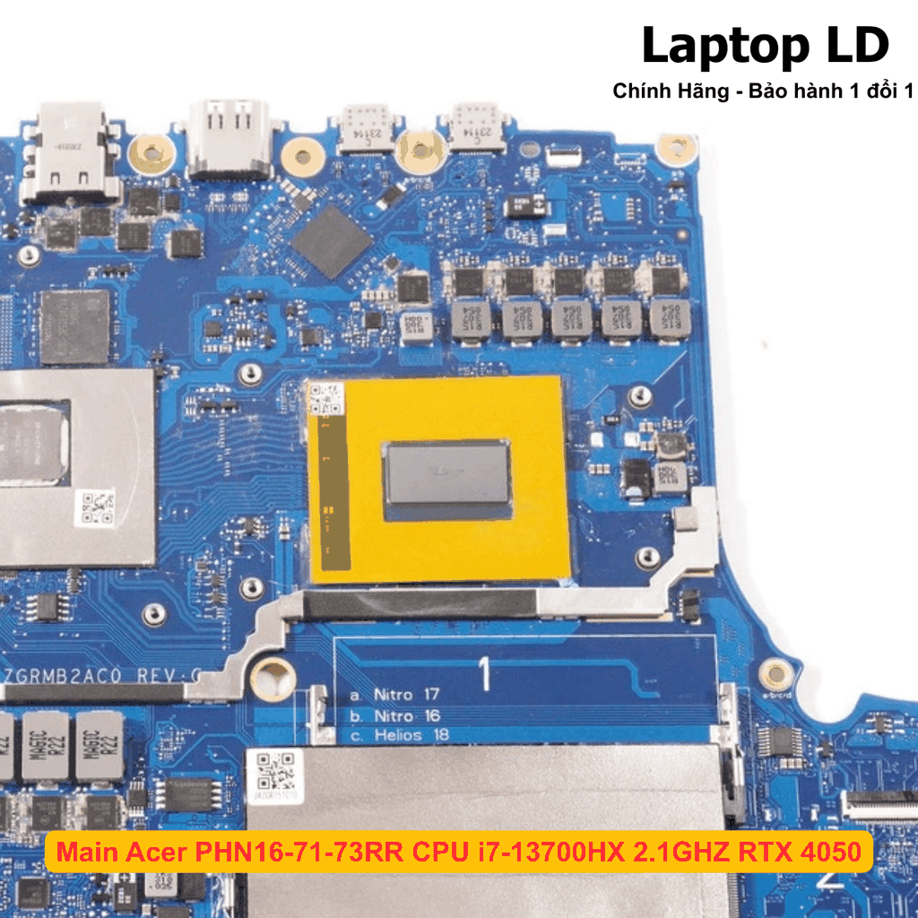 Main Acer PHN16-71-73RR CPU i7-13700HX 2.1GHZ RTX 4050