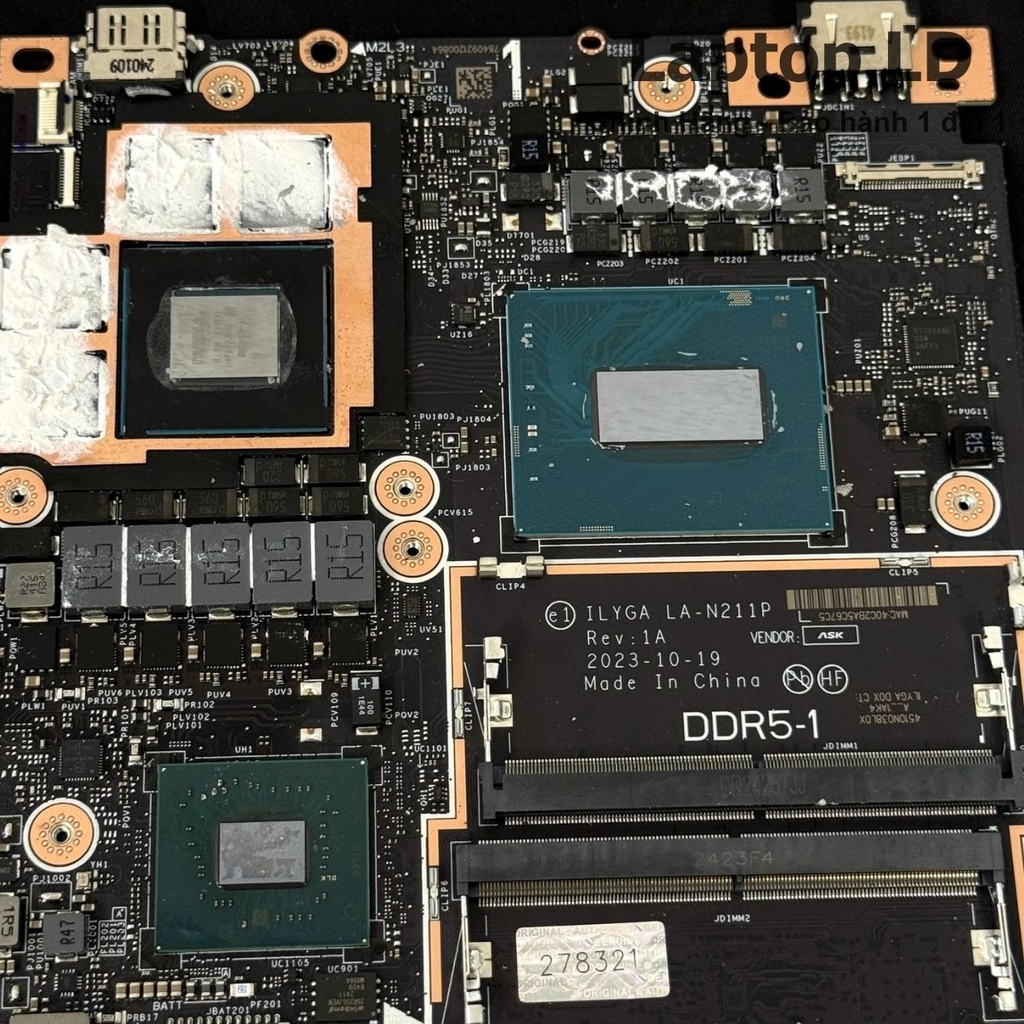 Main Lenovo Legion Pro 7 16IRX8H | CPU i9 13900HX | LA-N211P