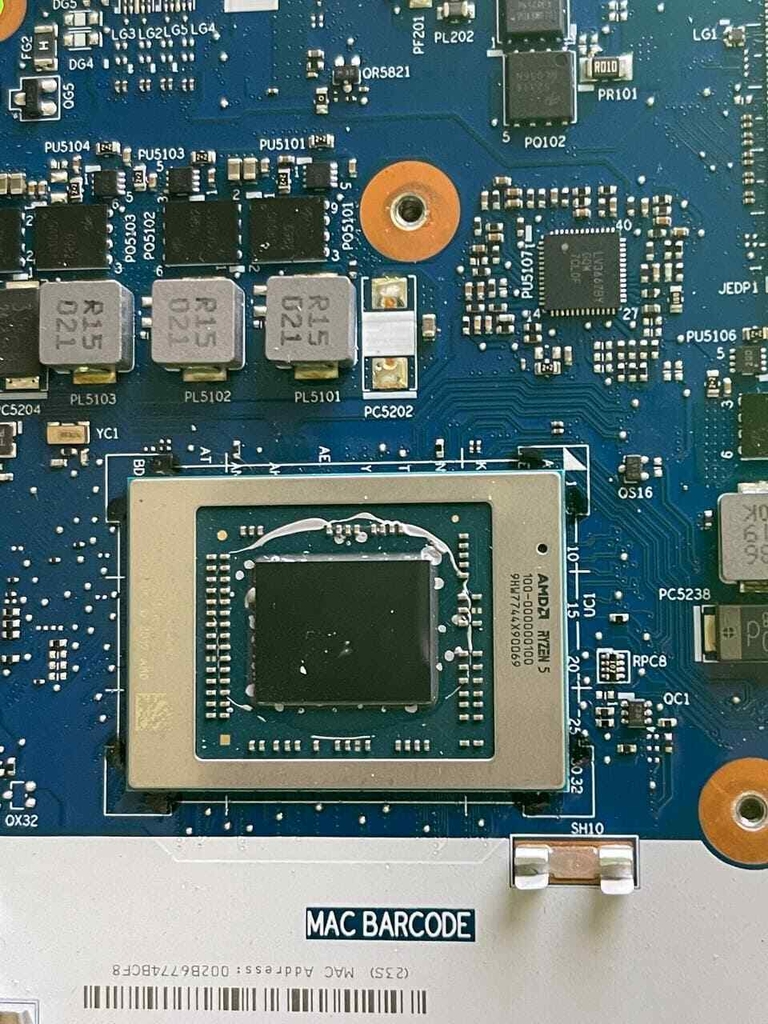 Main Legion 5-15ARH05 RTX 2070 CPU RYZEN 5 4600H