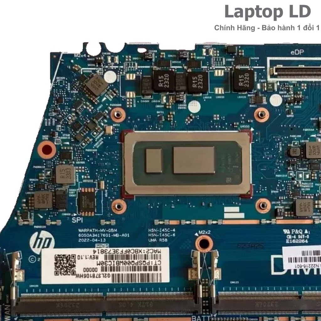 Main HP ELITEBOOK 840 G9 / 845 G9 / 850 G9 / 855 G9 CPU i7-1265U