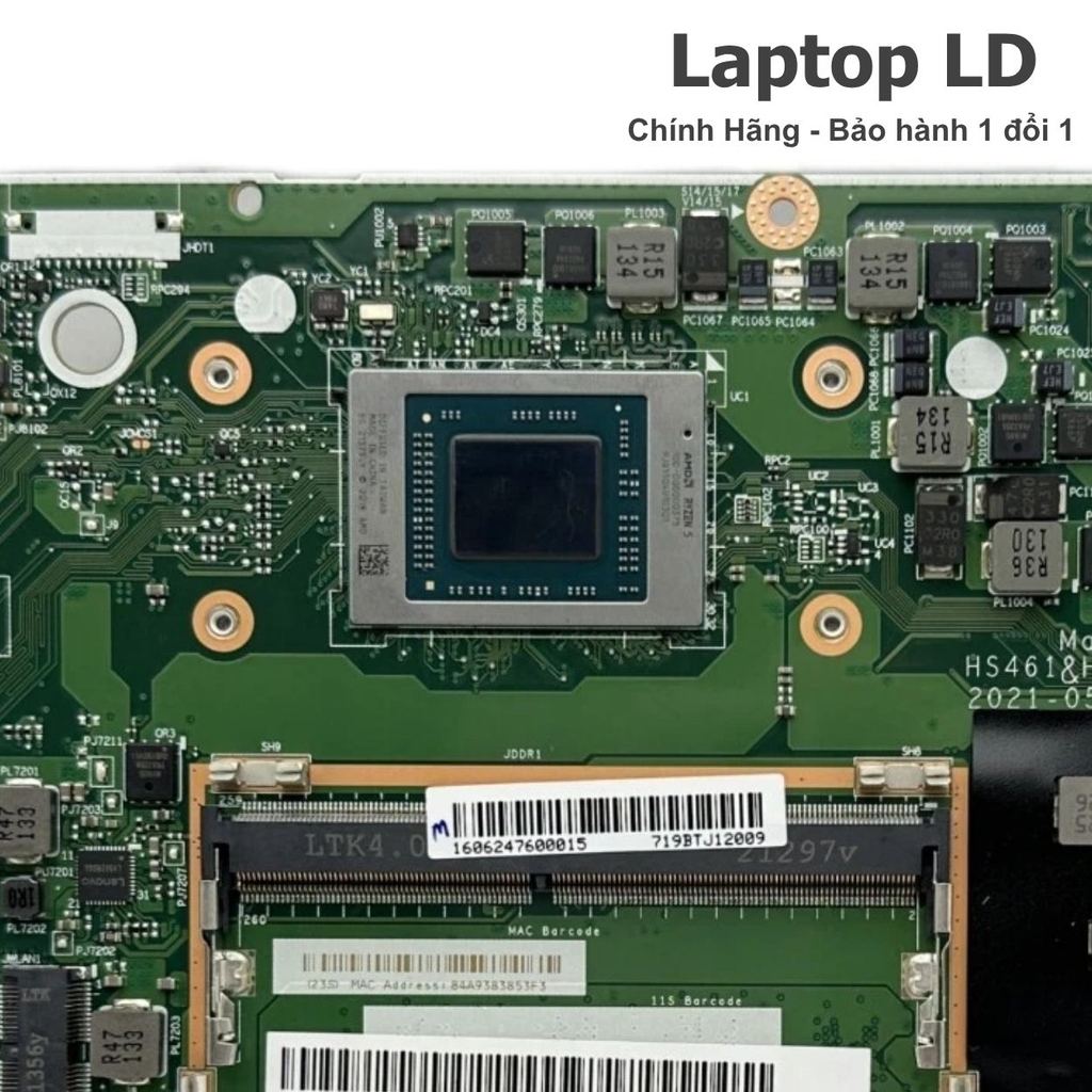 Main Lenovo IdeaPad 3-15ALC6 CPU Ryzen 7 5700U 4GB NM-D521