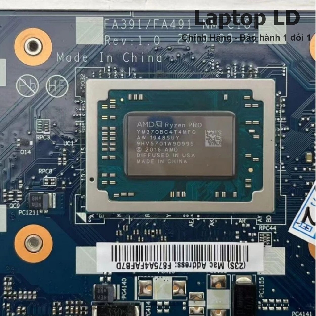 Main Lenovo ThinkPad X395 | T495s | CPU R5-3500U NM-C181