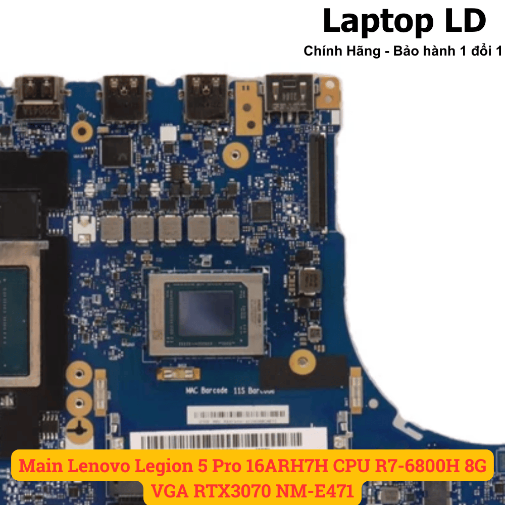 Main Lenovo Legion 5 Pro 16ARH7H CPU R7-6800H 8G VGA RTX3070 NM-E471