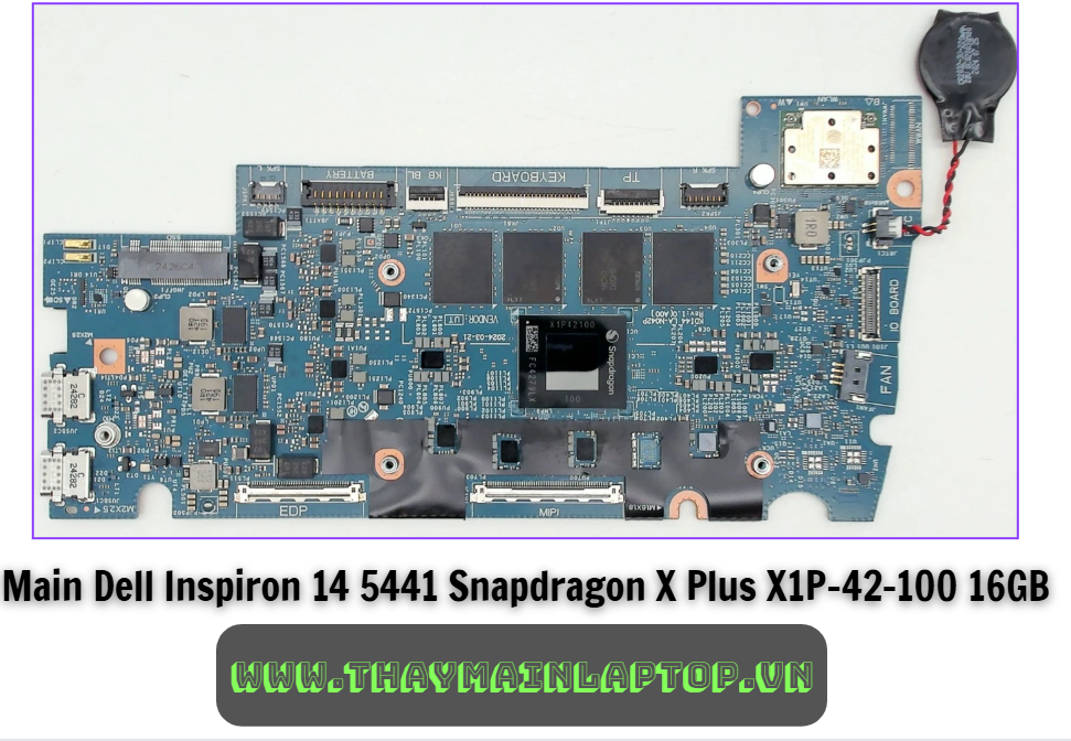 Main Dell Inspiron 14 5441 Snapdragon X Plus X1P-42-100 16GB