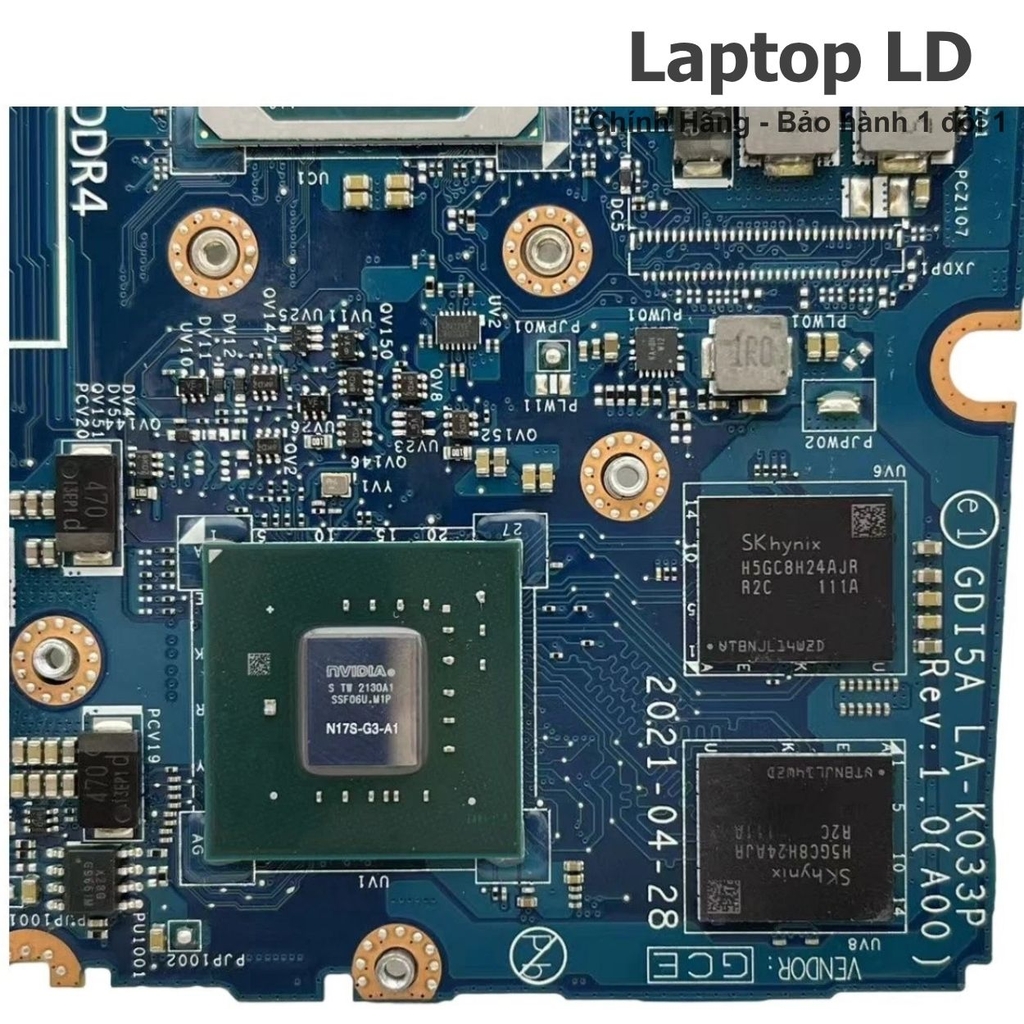 Main Dell Vostro 3401 CPU i5-1035G1 LA-K035P