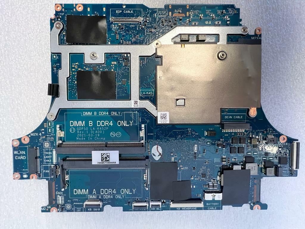 Main Dell ALIENWARE M15 R6 CPU i7 11800 4.6GHz 8GB LA-K452P