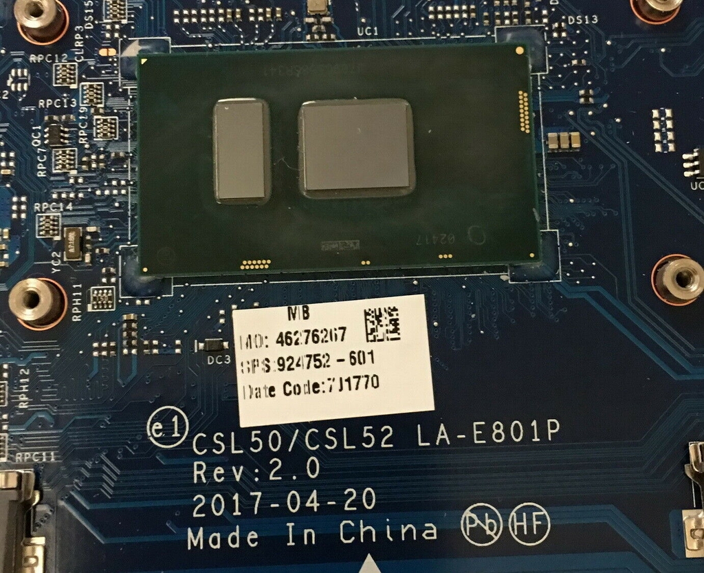 Main  HP 15-BS CPU i7-7500u 2.7GHzI
