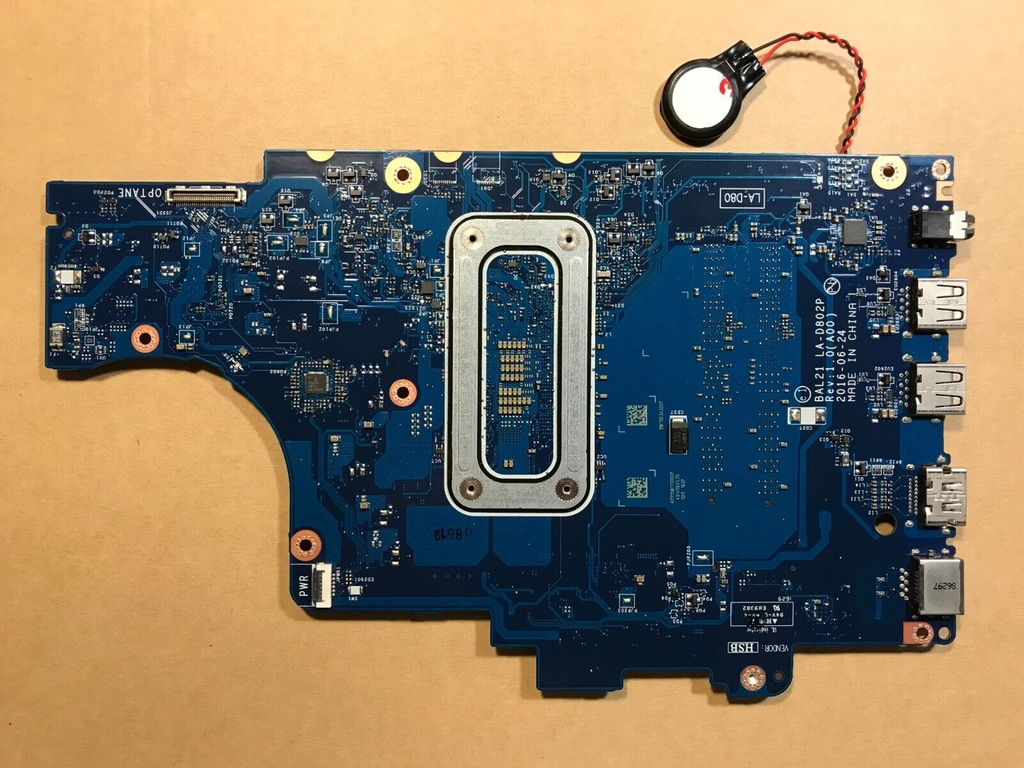 Main Dell Inspiron 15 5567 17 5767 CPU i7-7500u 2.7G LA-D802P