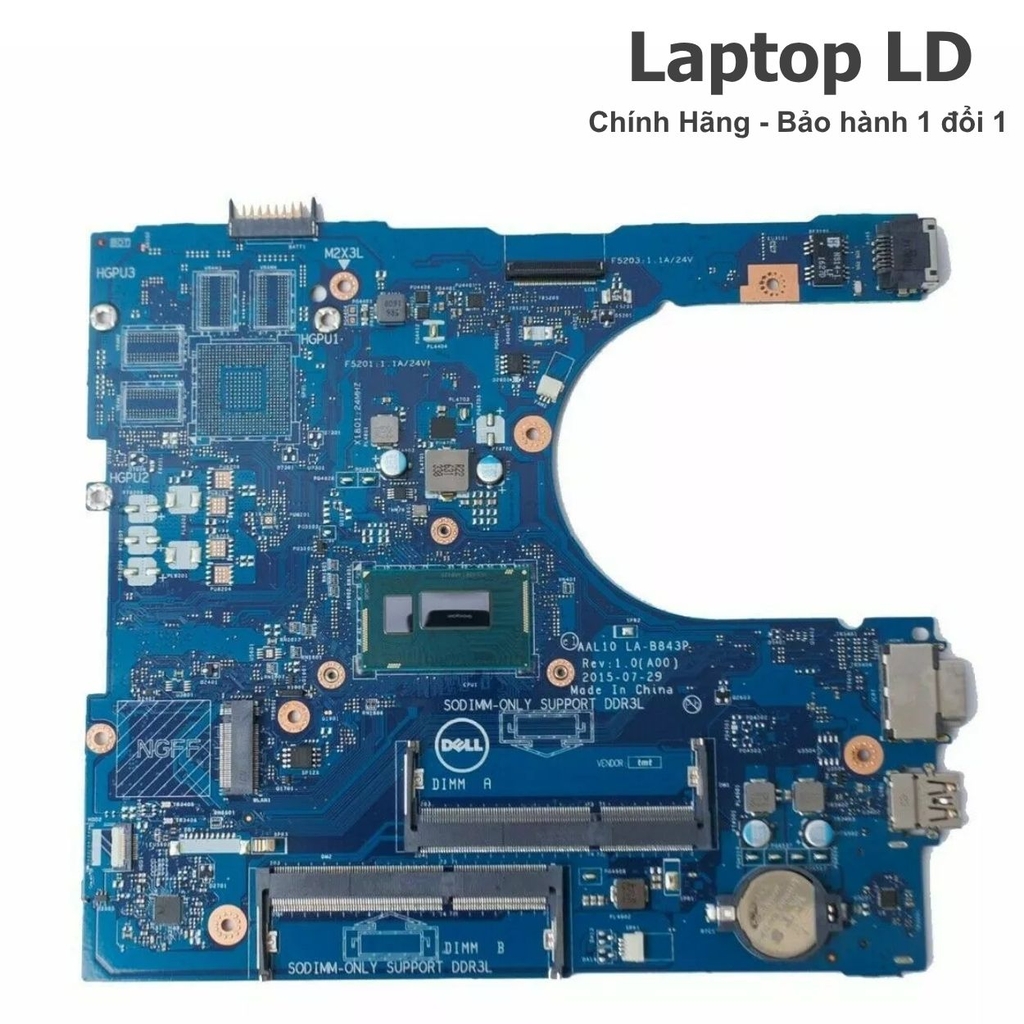 Main Dell Vostro 14 5458 / 3458 / 3558 / 5558 CPU i7-5500U Hàng Zin, BH 1 đổi 1