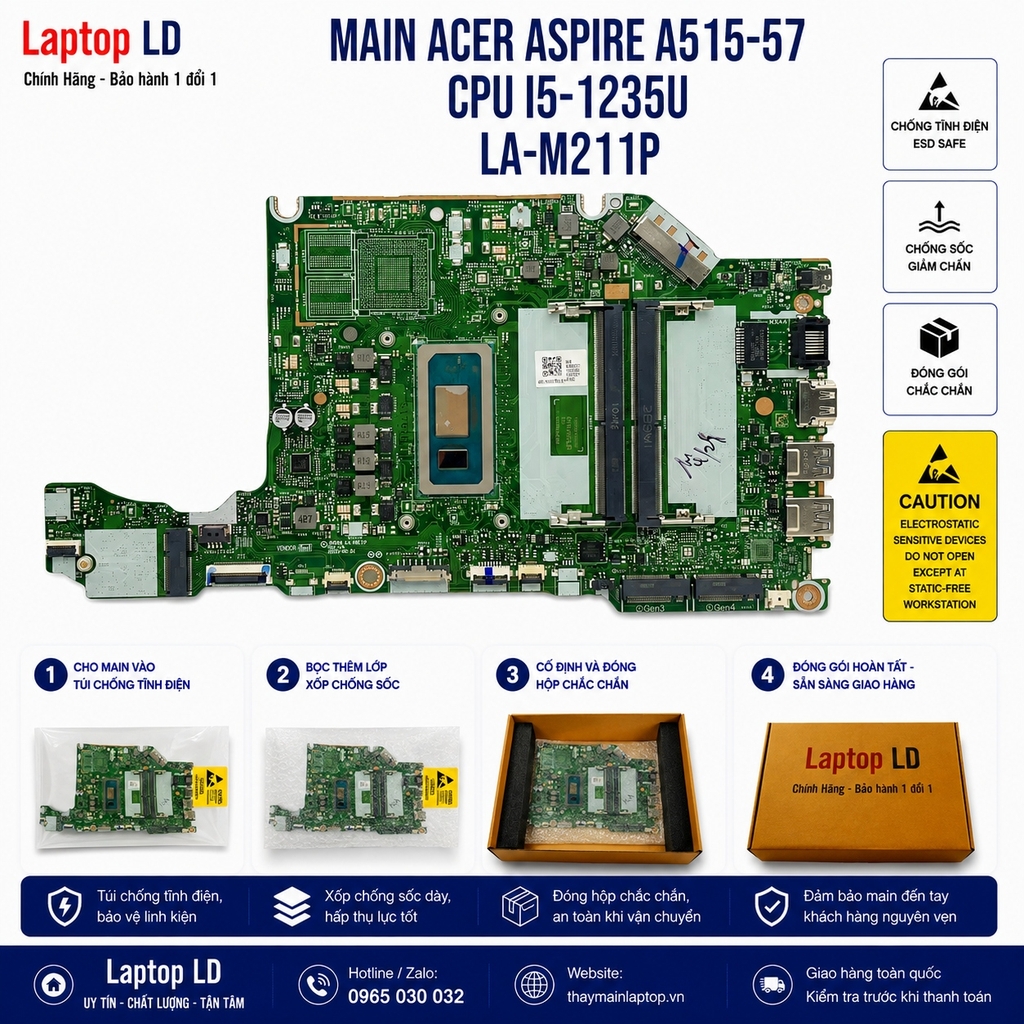 Main Acer Aspire 5 A515-57 | CPU i5-1235U LA-M211P